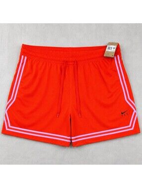 Nike Women’s Plus Size 3X Dri-FIT Fly Basketball Shorts Orange Purple Train NWT
